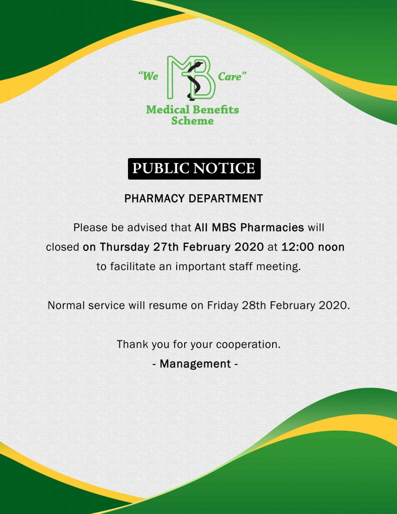 pharmacy-closure-notice-medical-benefits-scheme